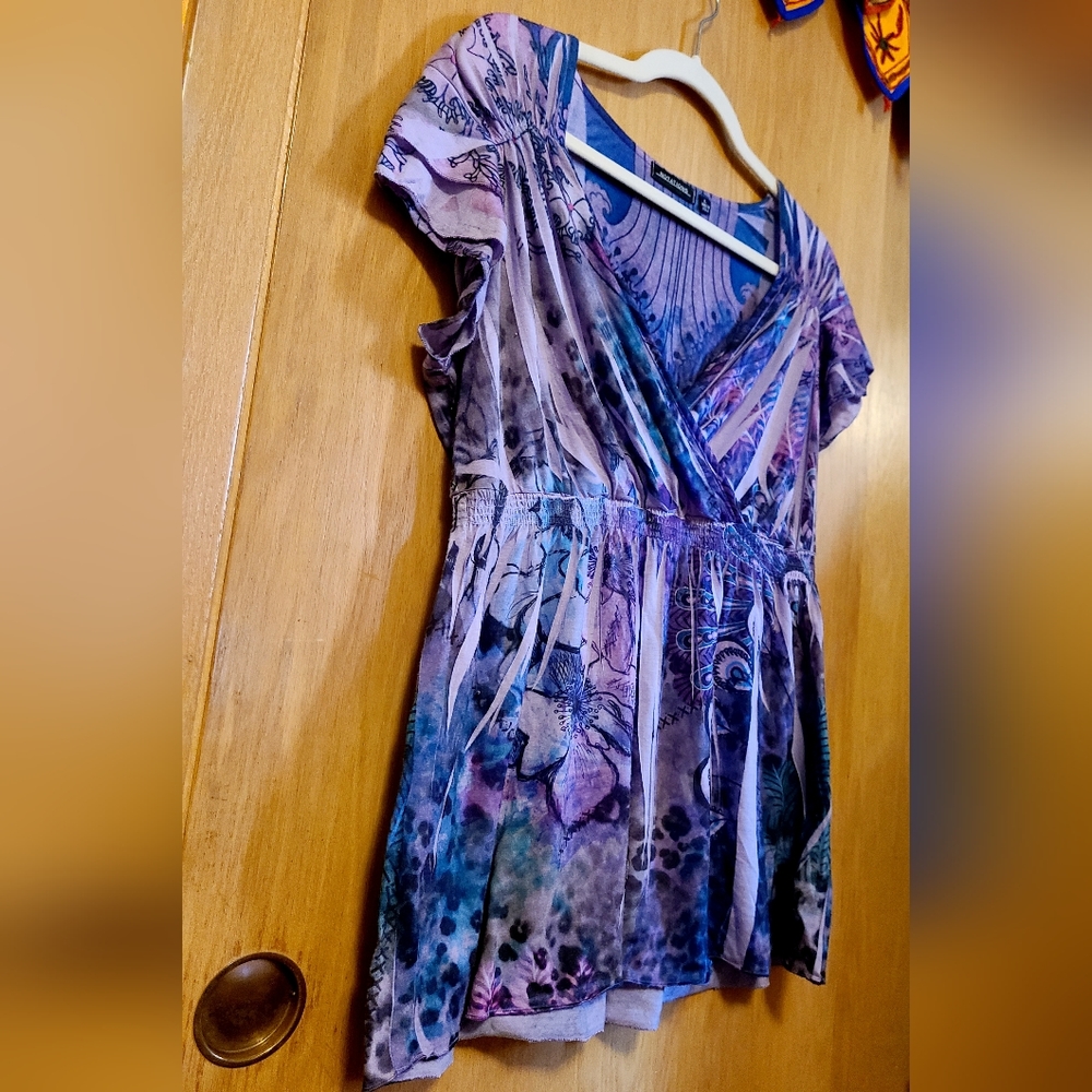 Notations Top Purple Women's L